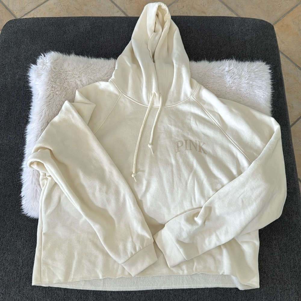 New PINK Crop Top Hoodie